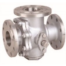 ANSI Stainless Steel Three Way Ball Valve Flanged L Port